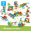Engino QBOIDZ- Farm Tractor STEM Building Toys for Kids Ages 4+ (10 Models to Build)
