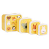 A Little Lovely Company Set of 4 Lunch & Snack Boxes – Animal Friends