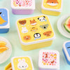 A Little Lovely Company Set of 4 Lunch & Snack Boxes – Animal Friends