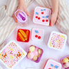 A Little Lovely Company – Lunch & Snack Box Set (4 pcs) – Cherries
