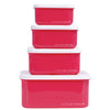 A Little Lovely Company – Lunch & Snack Box Set (4 pcs) – Cherries