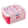 A Little Lovely Company – Lunch & Snack Box Set (4 pcs) – Cherries