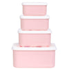 A Little Lovely Company Set of 4 Lunch & Snack Boxes – Hearts