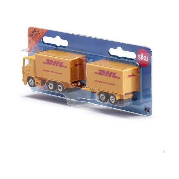 Φορτηγό με trailer DHL