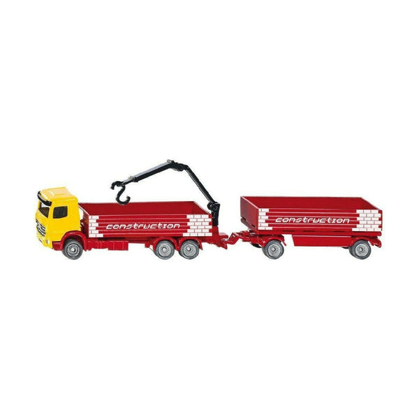 Construction Materials Transport Truck with Trailer