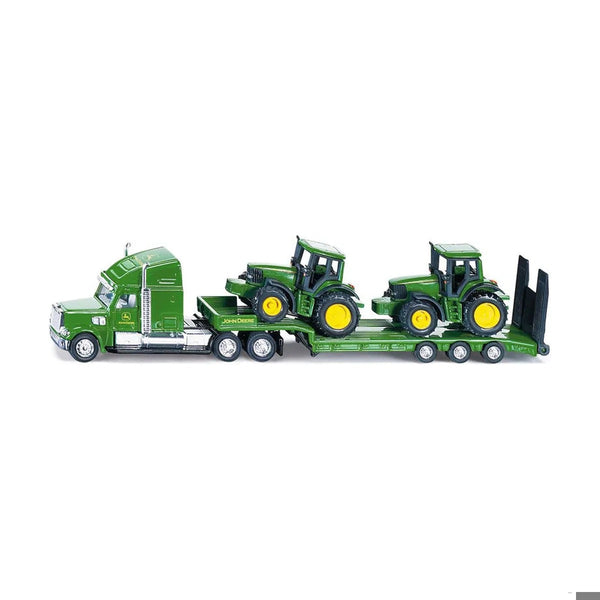 John Deere Semi Truck with 2 Tractors 1:87