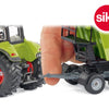 Tractor with Loader and Fliegl Trailer 1:50