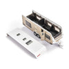 Porsche Car With Caravan - 1:55 Scale