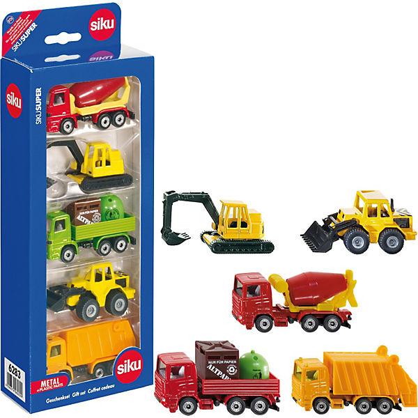 Construction Vehicles Gift Set, 5 Pieces