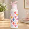 A Little Lovely Company – Double Wall Stainless Steel Bottle 500ml – Hearts