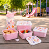 A Little Lovely Company Set of 4 Lunch & Snack Boxes – Hearts