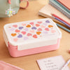 A Little Lovely Company Bento Lunch Box with Compartments 1.2L – Hearts