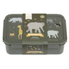 A Little Lovely Company Bento Lunch Box with Compartments 1.2L – Savanna