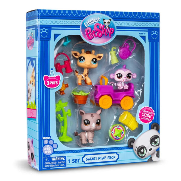 Littlest Pet Shop Collector Set – Safari Figures with Accessories
