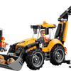 City Yellow Backhoe Loader