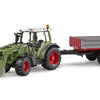 Fendt Vario 211 with Front Loader & Tipping Trailer