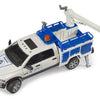 RAM 2500 Police Pickup with Light & Sound Module, Trailer, Boat & Figures