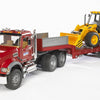 MACK Granite Truck with Low Loader & JCB 4CX Backhoe Loader