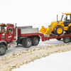 MACK Granite Truck with Low Loader & JCB 4CX Backhoe Loader
