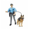 BRUDER bworld – Police Officer with Dog