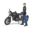 BRUDER bworld – Ducati Scrambler Café Racer με Αναβάτη