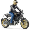 BRUDER bworld – Ducati Scrambler Café Racer με Αναβάτη