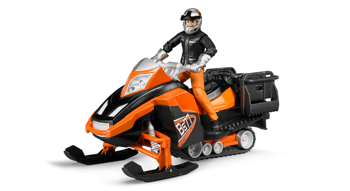 BRUDER bworld – Snowmobile with Driver & Accessories