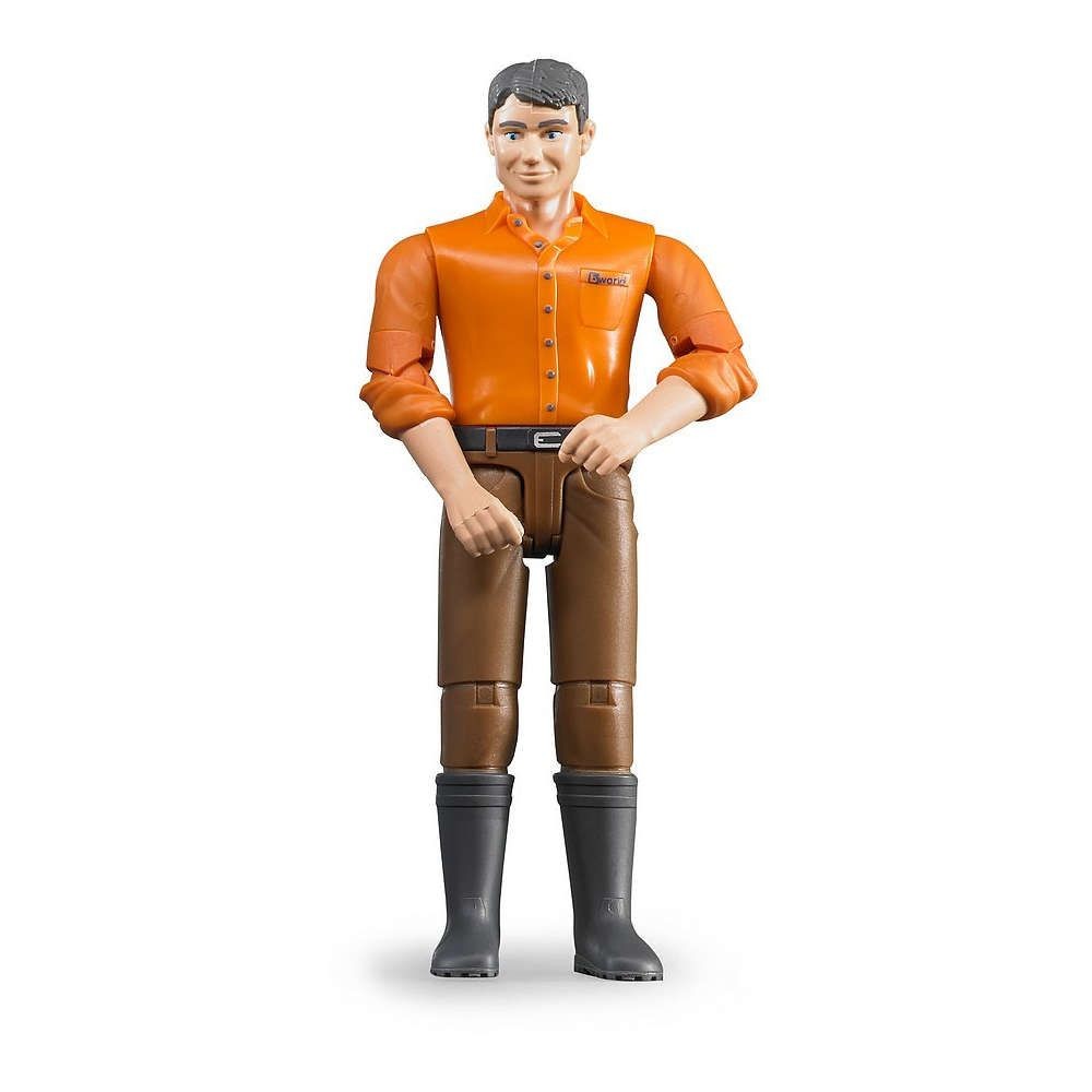 BRUDER bworld – Man with Brown Jeans