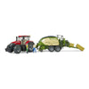 BRUDER Krone BiG Pack 1290 HDP VC Χορτοδετική Μηχανή με 2 Δέματα Χόρτου