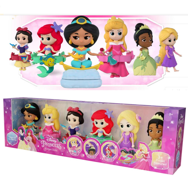 Disney Princess Fidget Dolls – 6 Pack