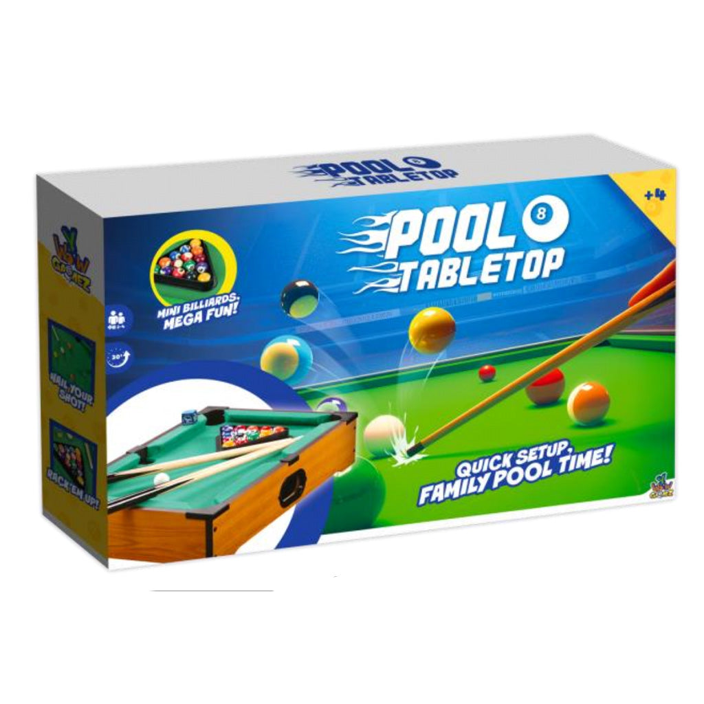 YWOW Gamez Wooden Pool 8 Tabletop Billiard
