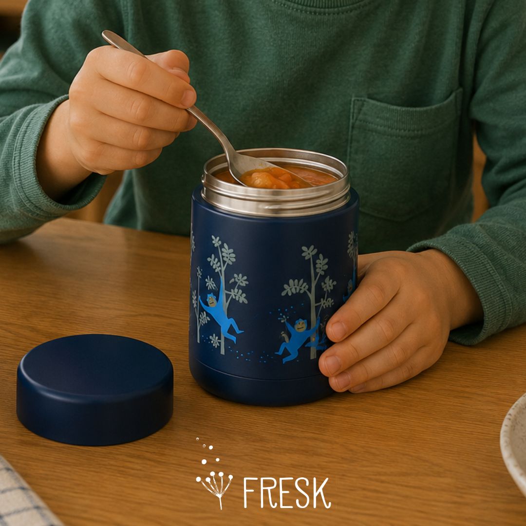 Fresk Θερμός Φαγητού Διπλού Τοιχώματος από Ανοξείδωτο Ατσάλι 500ml – Πίθηκος