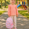 A Little Lovely Company – Kindergarten Backpack with Insulated Lunch Compartment – Hearts