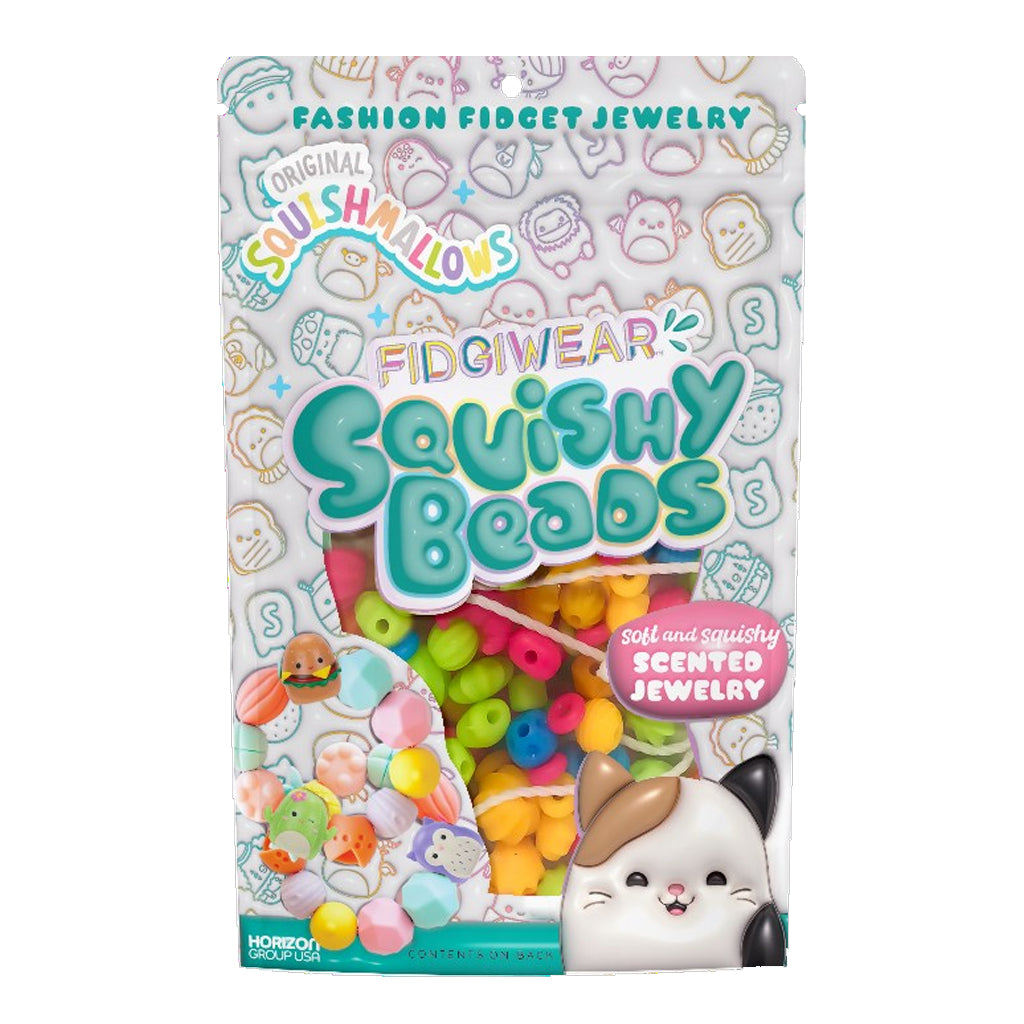 Squishmallows Fidgiwear – Σετ Κατασκευής Κοσμημάτων με Μαλακές Χάντρες