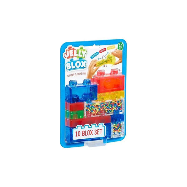 Jelly Blox Building Set – 10 Squishy Blocks