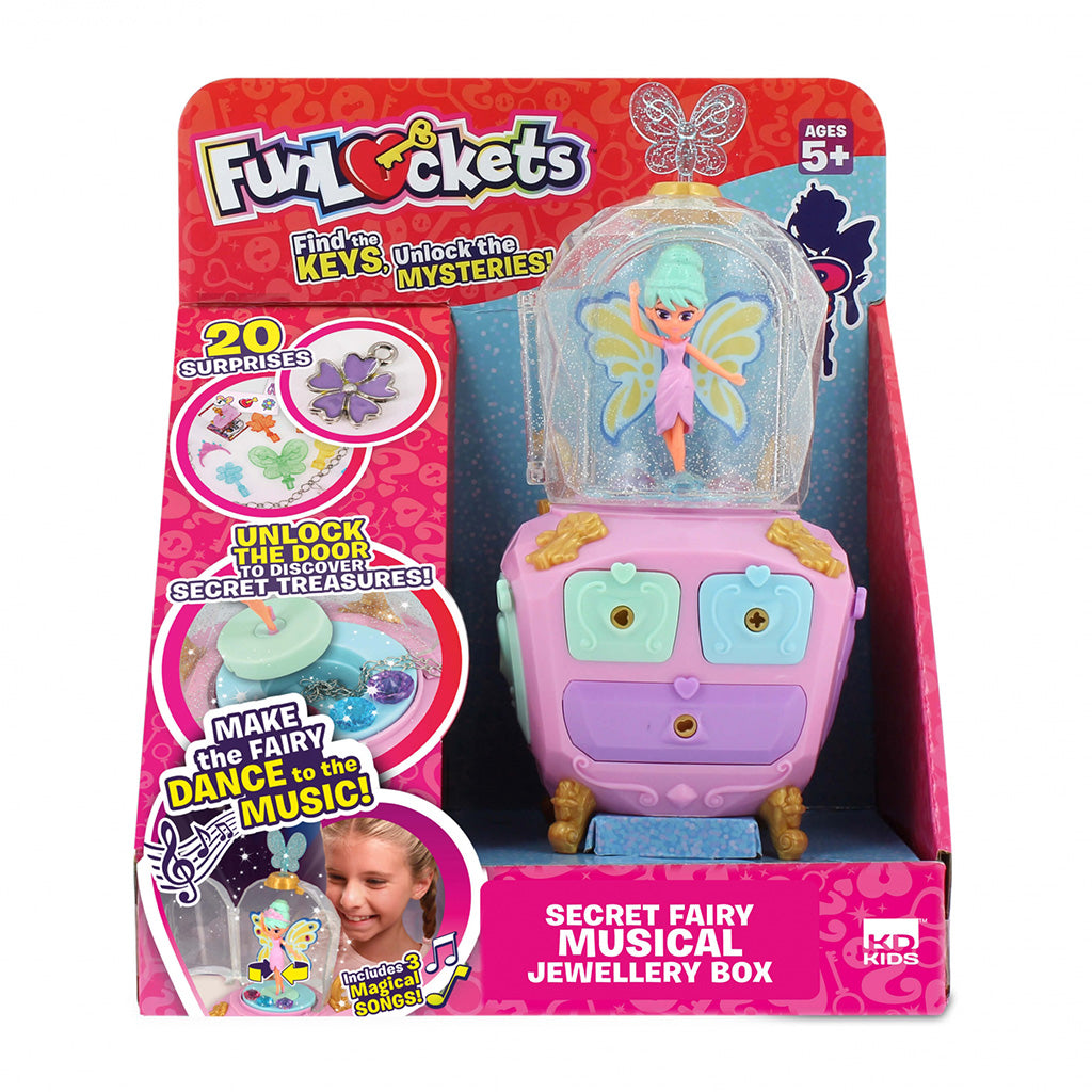 Funlockets Secret Fairy Musical Jewellery Box