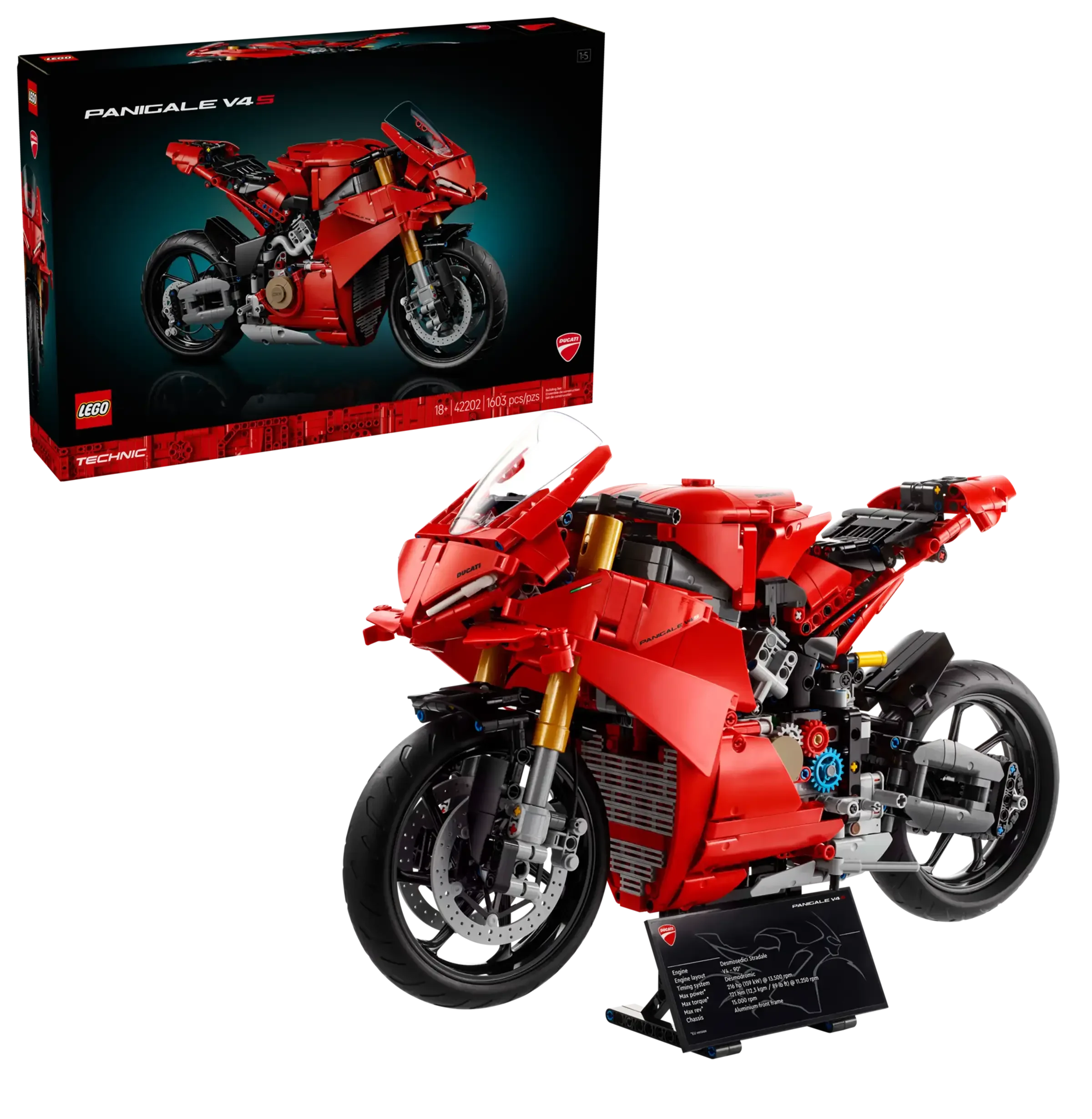 LEGO: Ducati Panigale V4 S Motorcycle