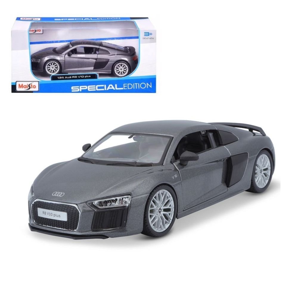 Maisto 31513 Special Edition – Audi R8 V10 Plus – Κλίμακα 1:24 – Μεταλλικό Γκρι