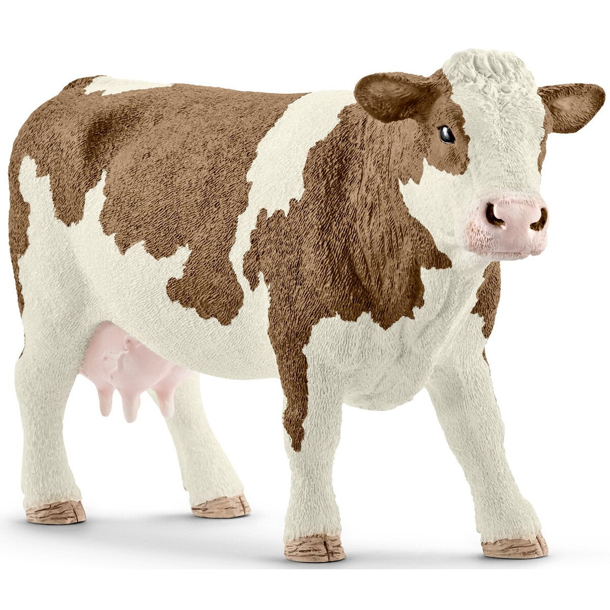 Schleich Farm World Simmental Cow Mini Figure