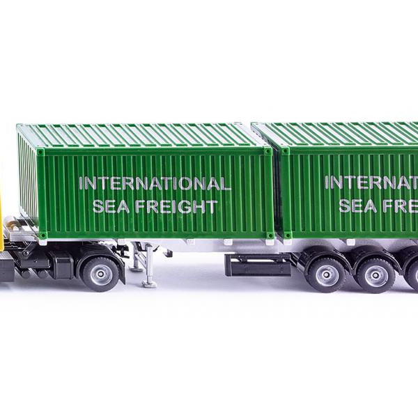 Φορτηγό Mercedes-Benz Actros με 2 κοντέινερ