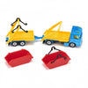 Truck with Trailer and 2 Bins 1:50
