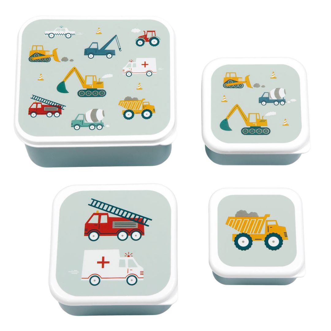 A Little Lovely Company – Lunch Box Set Vehicles