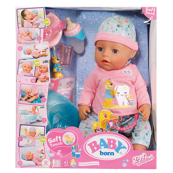 Baby Born Soft Touch Bath Doll 43cm
