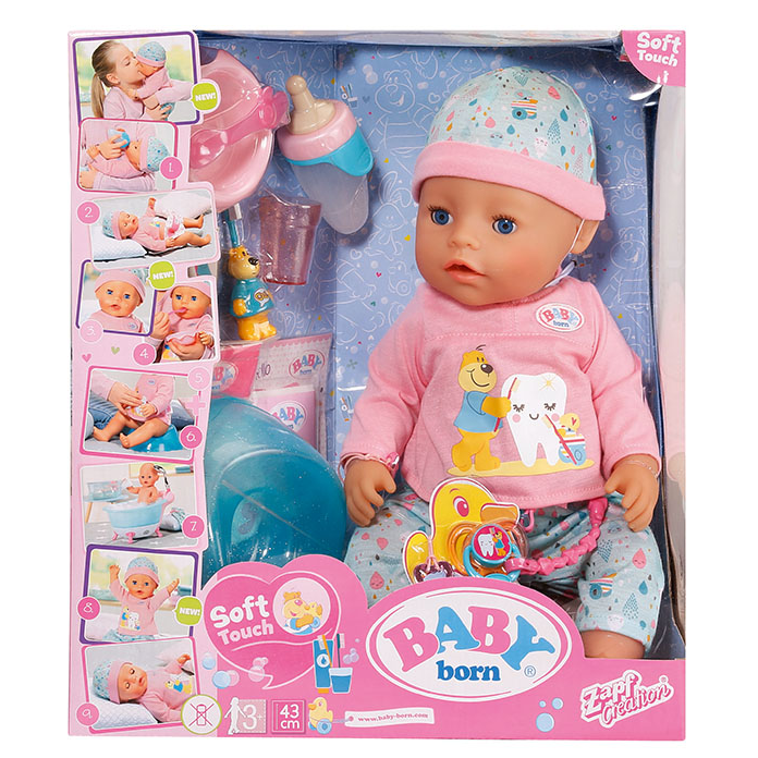 Baby Born Soft Touch Bath Doll 43cm